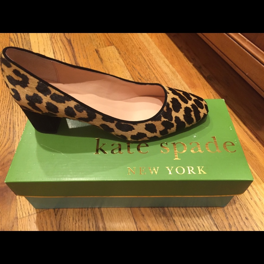 Stunning New Kate Spade leopard size 9 pump.